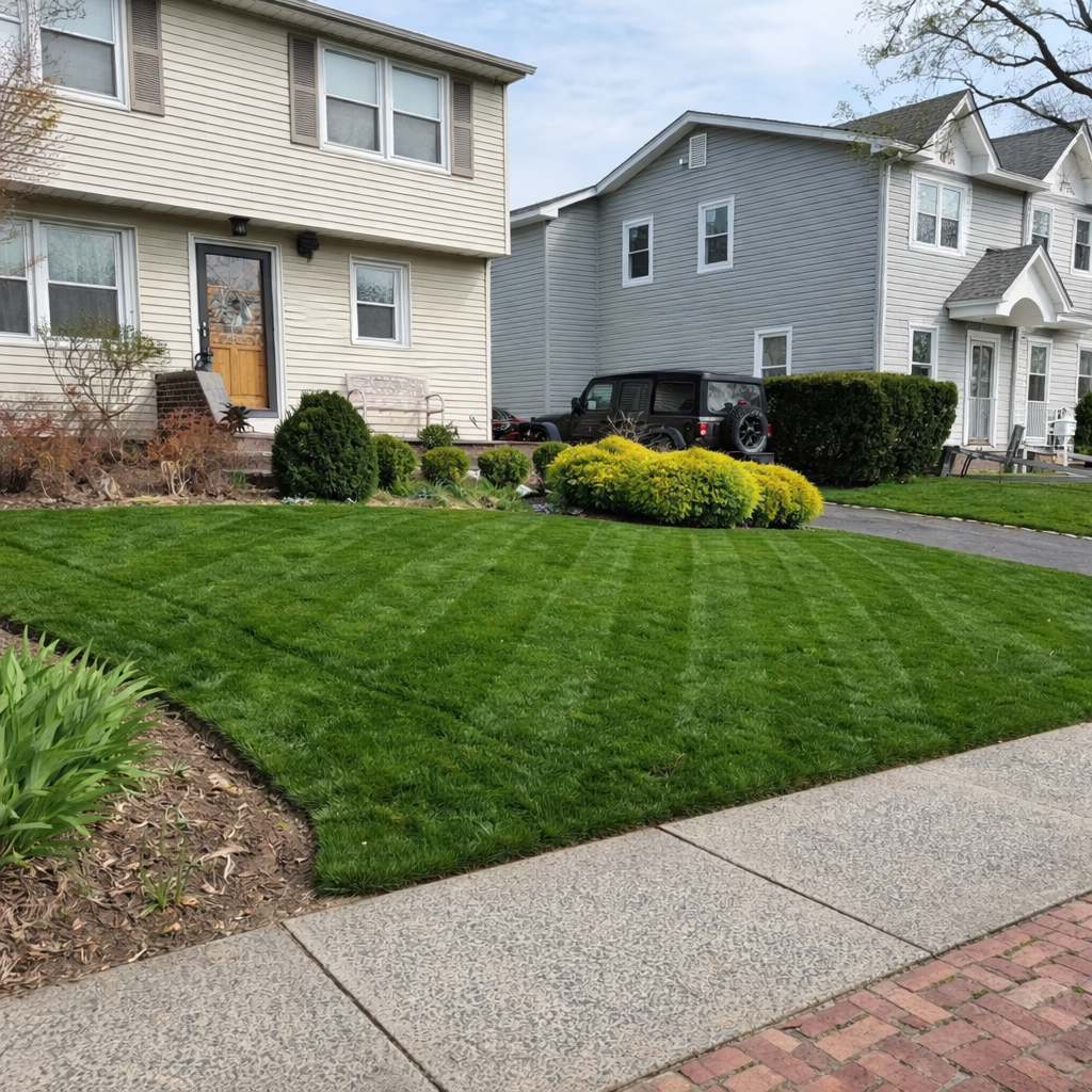 Coleman Brothers Landscaping lawn care project in Cresskill NJ